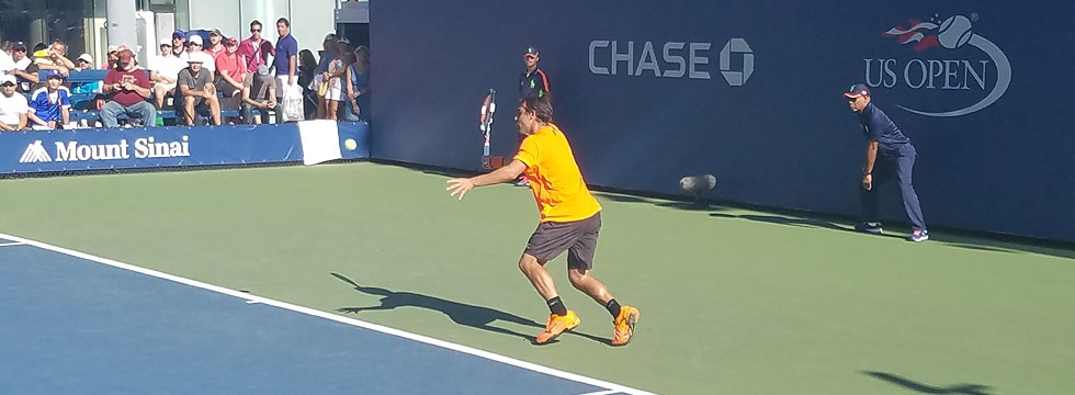 Î£Ï„Î¿ Î´ÎµÏÏ„ÎµÏÎ¿ Î³ÏÏÎ¿ Ï„Î¿Ï… US Open Î¿ ÎœÎ¬ÏÎºÎ¿Ï‚